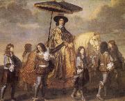 LE BRUN, Charles Chancellor Seguier at the Entry of Louis XIV into Paris in 1660 Spain oil painting artist